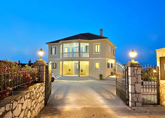 Private Villa Gelia, With Panoramic 180 Degrees Sea View!