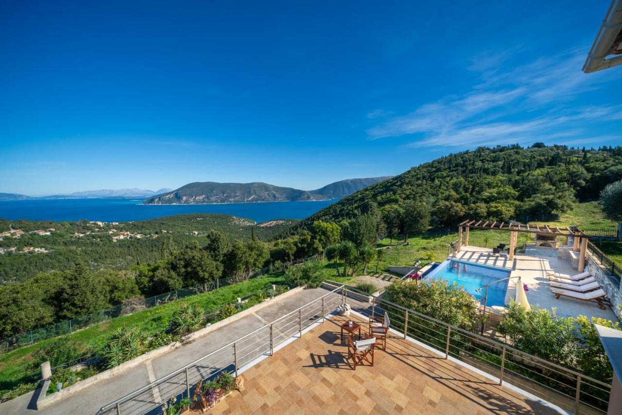 Villa Private Gelia, With Panoramic 180 Degrees Sea View!