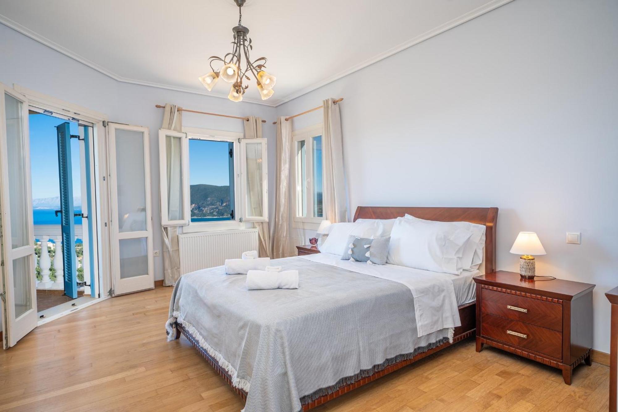Villa Private Gelia, With Panoramic 180 Degrees Sea View! Fiskardo