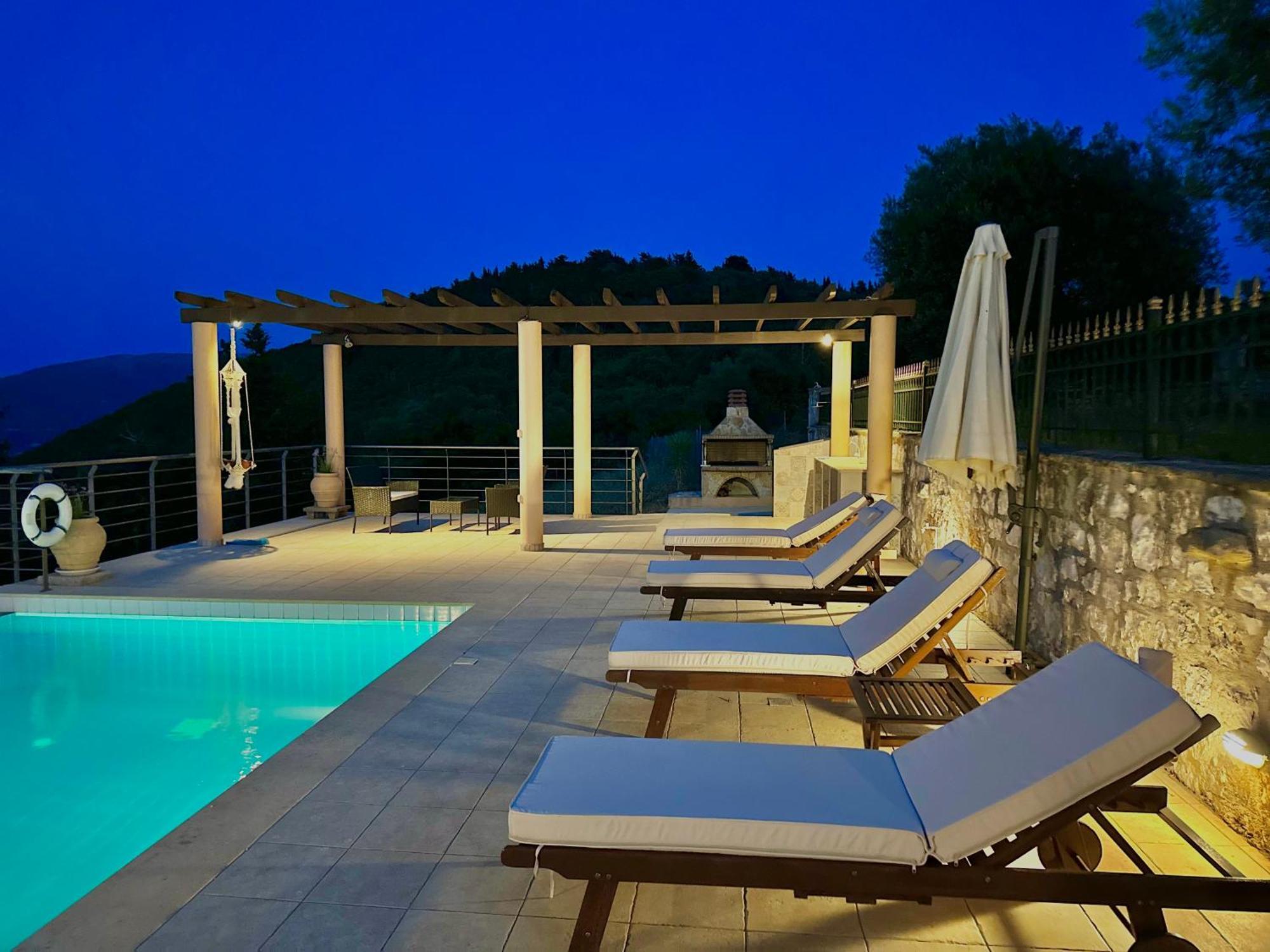 Villa Private Gelia, With Panoramic 180 Degrees Sea View! Fiskardo