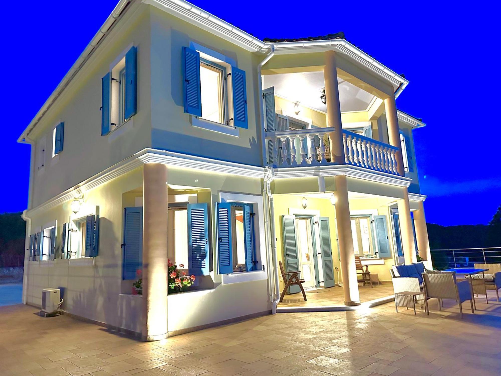 Villa Private Gelia, With Panoramic 180 Degrees Sea View! Fiskardo