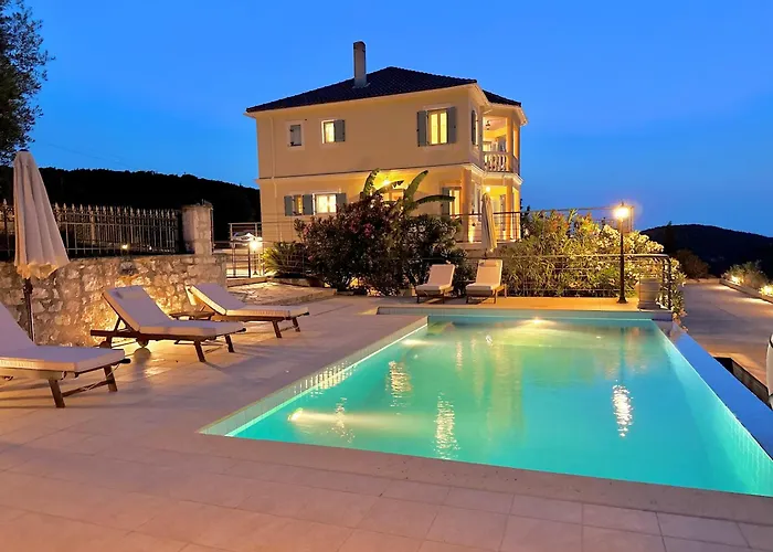Private Villa Gelia, With Panoramic 180 Degrees Sea View!